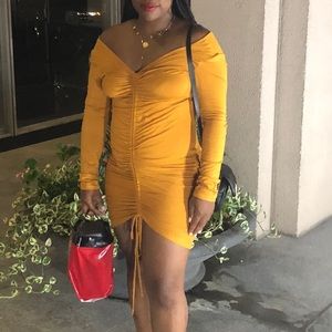 Cute yellow dress